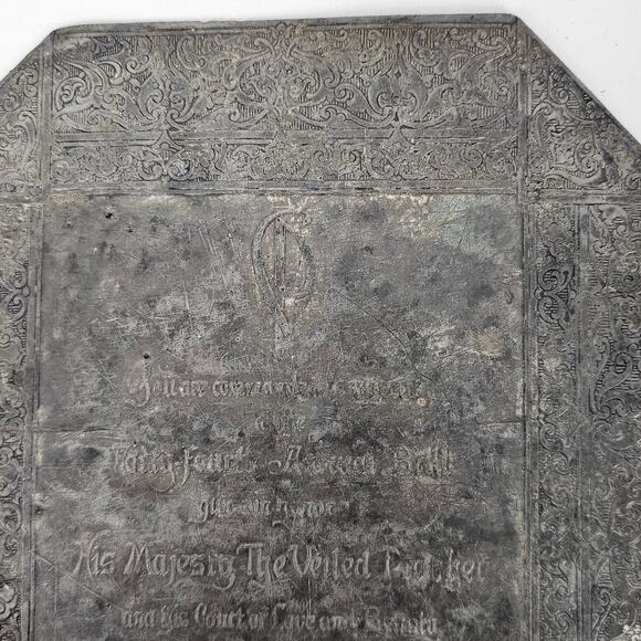 VTG metal engraved invitation Veiled Prophet Ball 1923 St. Louis - Picture 7 of 11